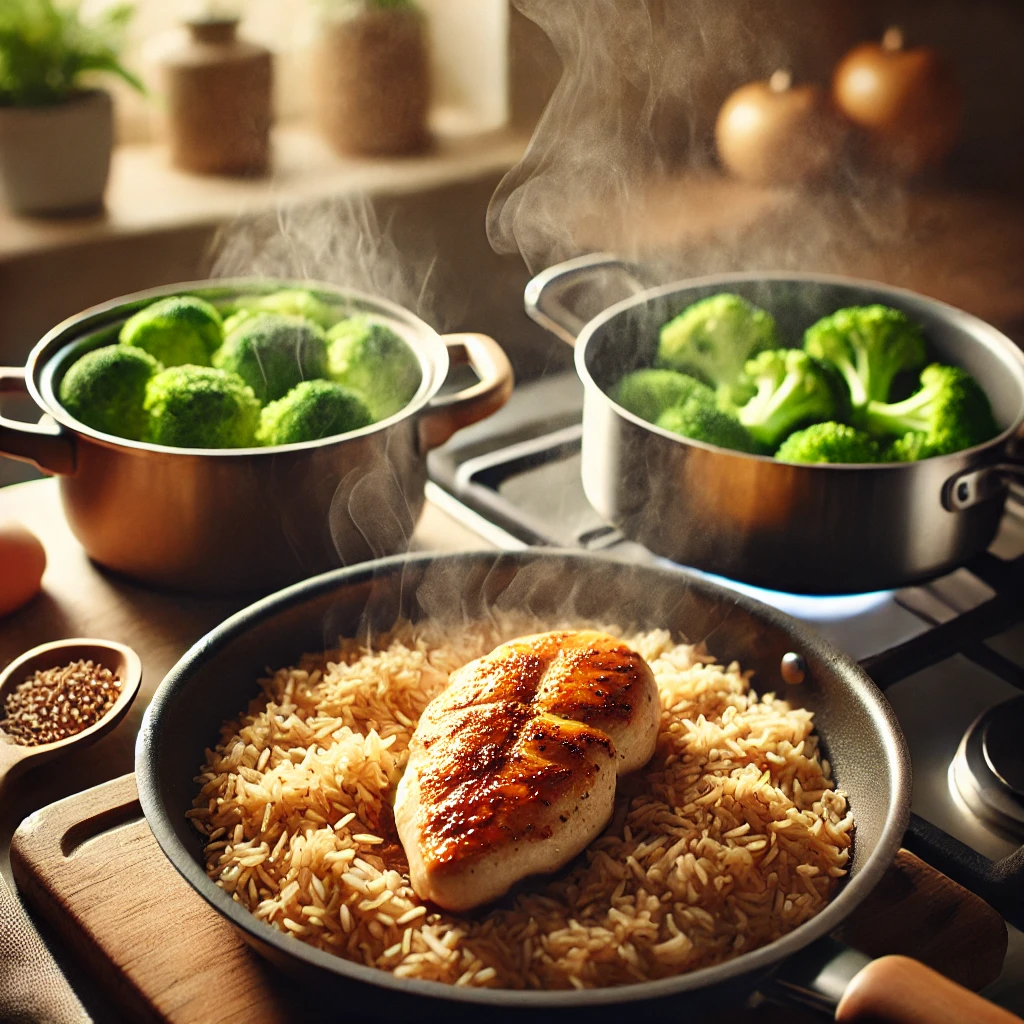 Arroz Integral con Pollo y Brócoli: Una Combinación Nutritiva para Deportistas